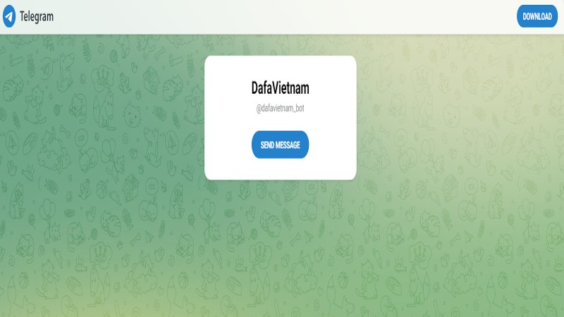 Liên hệ Dafabet qua ứng dụng Telegram